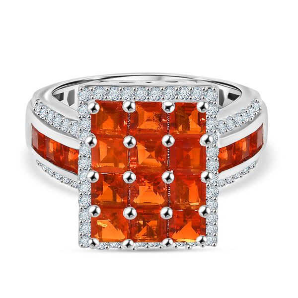D&rsquo;Joy AAA Feueropal Ring und Anh&auml;nger mit Kette image number 7