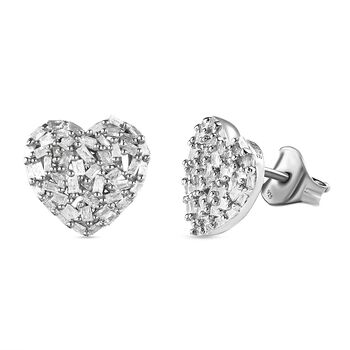 GP Heart Kollektion- blaue Diamant und blaue Saphir Ohrstecker- 0,50 ct.