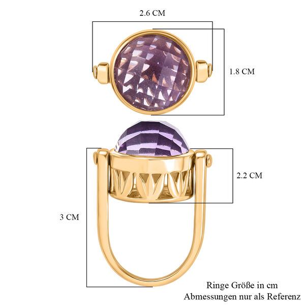 EverTrue Rose De France Amethyst Ring - 12,95 ct. image number 7