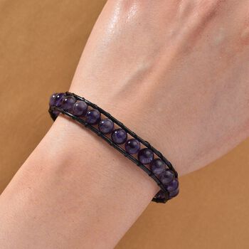 Flexibles afrikanisches Amethyst Armband - 35 ct.