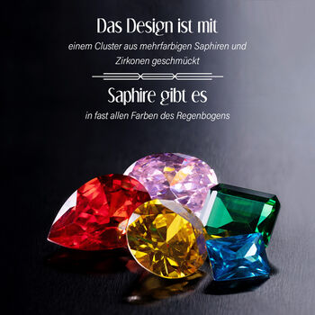 GP Trionfo Collection - Multi-Saphir und Zirkon-Ring - 5,76 ct.