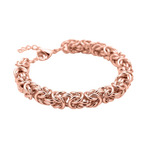 Byzantin 50cm Halskette und 19cm Armband in Ros&eacute;goldton image number 9