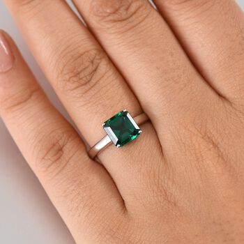 AAA Labor Smaragd Ring in 417 Wei&szlig;gold - 2,50 ct.
