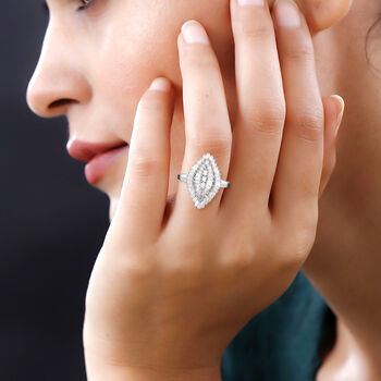 Wei&szlig;er Diamant-Ring - 1 ct.