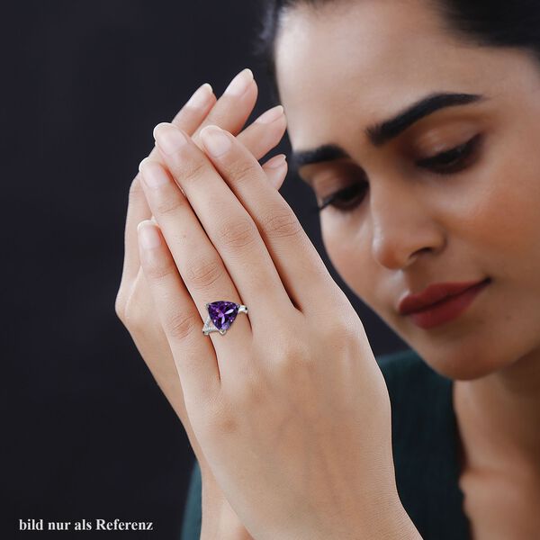 Rose De France Amethyst und Zirkon Ring - 5,62 ct. image number 1