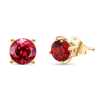 D'Joy Labor Padparadscha Saphir Ohrringe - 3,53 ct.
