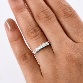 LUXURIANT DIAMOND - Lab Grown Diamant VS-EF SGL zertifiziert Ring 950 Platin (Gr&ouml;&szlig;e 17.00) ca. 1.00 ct