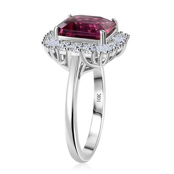 Luxuriant - AAA Lab Grown Bixbit, Lab Grown Diamant Ring 417 Gold (Gr&ouml;&szlig;e 16.50) ca. 3.51 ct