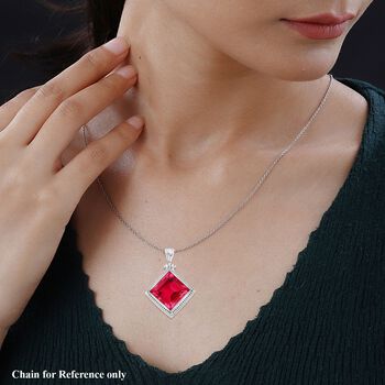 Royal Bali Kollektion - Padparadscha Triplett Quarz Anh&auml;nger - 18,65 ct.