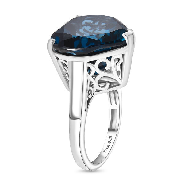 D'Joy London Blautopas Ring - 16,77 ct. image number 5
