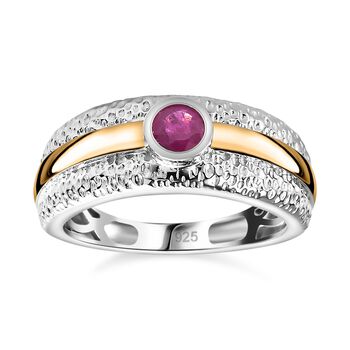 Zweifarbiger afrikanischer Rubin-Ring - 0,40 ct.