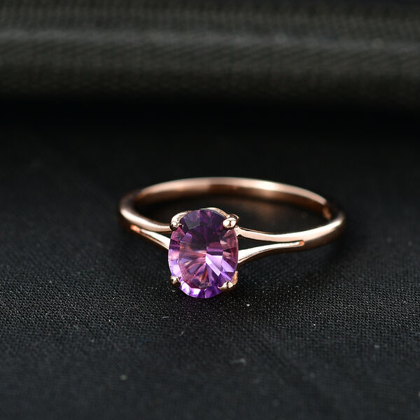 D'Joy AAA Rose De France Amethyst Ring - 1,19 ct. image number 2