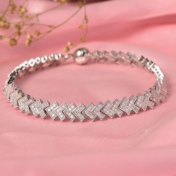 LUXURIANT SI-GH Labor Diamant 19cm Armband - 2,59 ct.