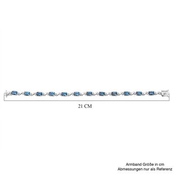 AAA London Blau Topas und Zirkon Armband