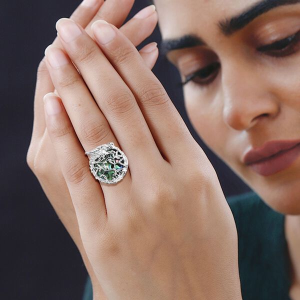 D'Joy Royal Bali- Abalone Muschel Ring und Anh&auml;nger image number 3