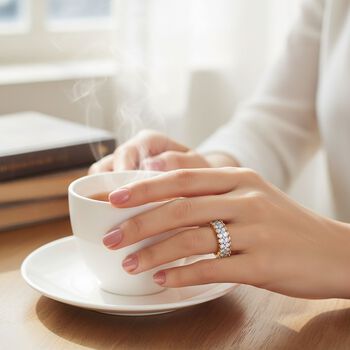 LUXURIANT SGL zertifizierter VS-EF Labor Diamant Ring - 1 ct.