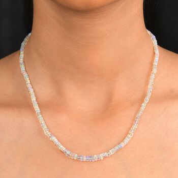 D'Joy nat&uuml;rliche, &auml;thiopische Welo Opal 45cm Halskette - 37 ct.