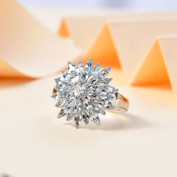 Himmelblauer Topas-Ring - 2,67 ct.