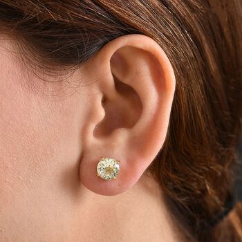 D&rsquo;Joy AA Prasiolith und Zirkon Ohrringe - 5,49 ct.