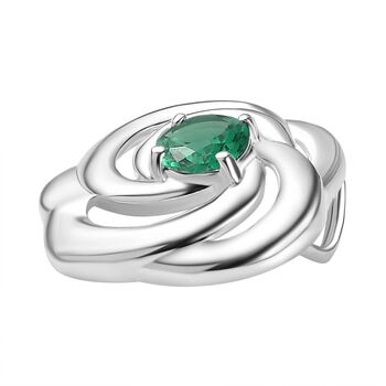 Russischer Diopsid Zirkonia Anh&auml;nger - 0,43 ct.