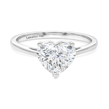 LUXURIANT IGI zertifizierter VS-EF Labor Diamant Ring in 950 Platin - 3 ct.