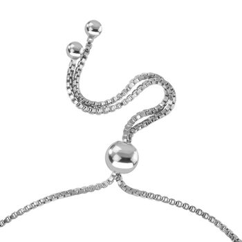 D&rsquo;joy 100 Facetten Moissanit Armband ca. 19 cm 925 Silber rhodiniert ca. 3.38 ct