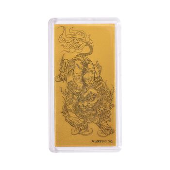 Pixiu Goldfolie in 999 Gold, 100mg, 5,5x3cm