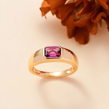 Labor roter Beryll-Ring - 0,94 ct.