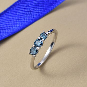 D'Joy blauer Diamant Ring - 0,54 ct.