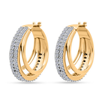 LUXURIANT SGL zertifizierte SI-GH Labor Diamant Ohrringe - 1 ct.
