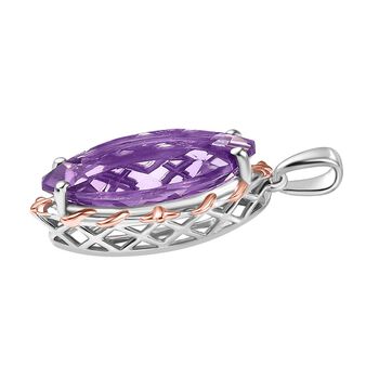 AA Rose De France Amethyst Anh&auml;nger - 7,40 ct.