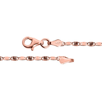 Valentino 19cm Armband, 925 Silber ros&eacute;vergoldet