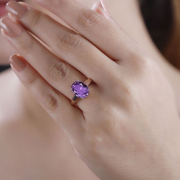 Rose de France Amethyst Ring - 3,29 ct. image number 3