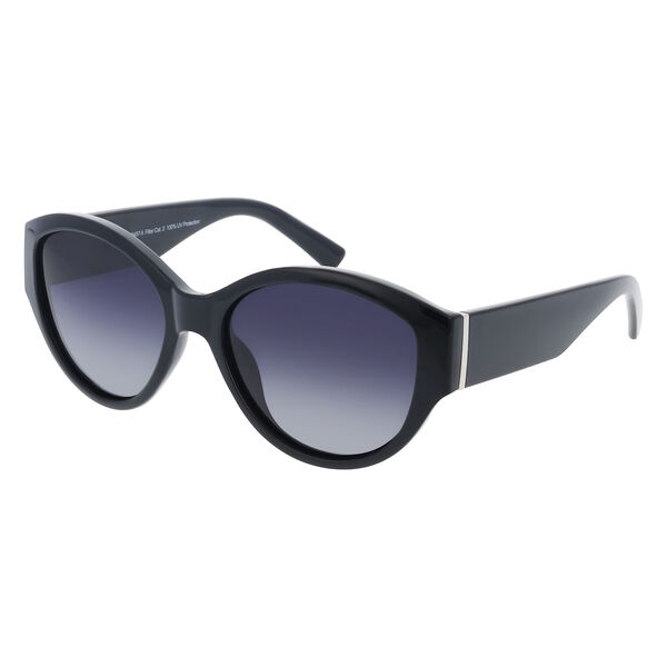 SOLE & LUCE - Swiss Eyewear, Polarized UV 400 Schutz Sonnenbrille, Schwarz,Silber image number 1