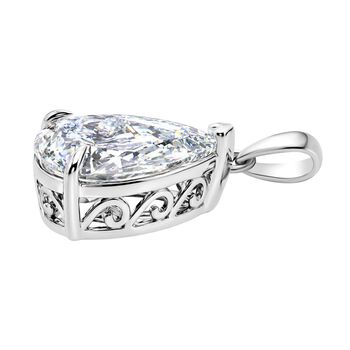 LUXURIANT IGI zertifizierter VS1-F Labor Tropfen Diamant Anh&auml;nger - 10 ct.