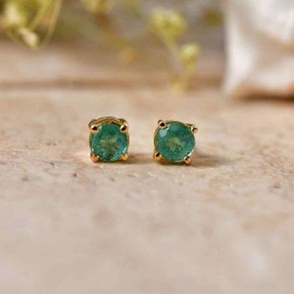 D'Joy AAA Kagem sambische Smaragd Ohrringe - 0,49 ct. image number 2