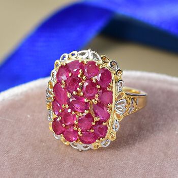 EverTrue Niassa Rubin zweifarbiger Ring - 4,31 ct.