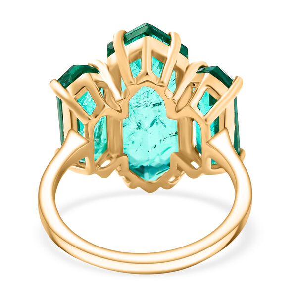 D&rsquo;Joy Smaragd Triplett Quarz Ring - 11,11 ct. image number 5