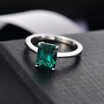AAA Lab Grown Smaragd Ring 417 Gold (Gr&ouml;&szlig;e 16.50) ca. 2.50 ct