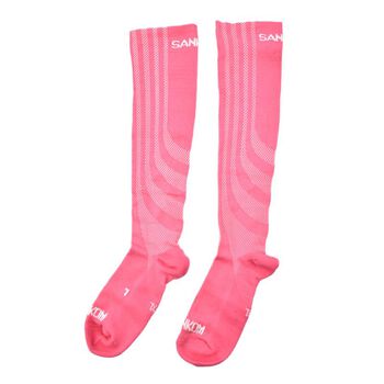 SANKOM Kompressionsstr&uuml;mpfe, L-XL, Rosa, Gr&ouml;&szlig;e 42-46