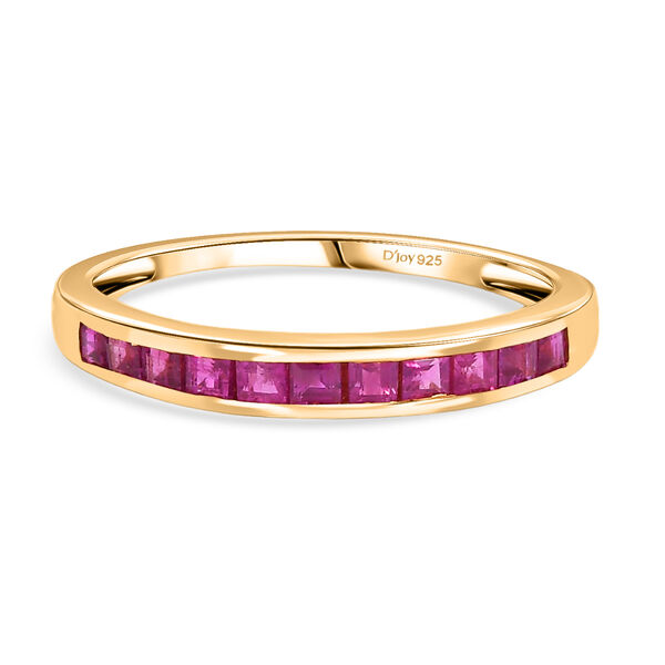 D'Joy AA burmesischer Rubin Ring und Ohrringe image number 2