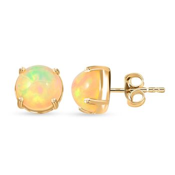 LUXORO AAA Nat&uuml;rliche, &auml;thiopische Welo Opal Ohrringe in 417 Gold - 2,65 ct.