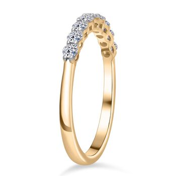 LUXURIANT SGL zertifizierter SI-GH Labor Diamant Ring in 375 Gold - 0,50 ct.