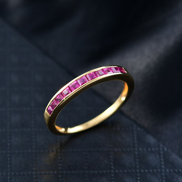 D'Joy AA burmesischer Rubin Ring und Ohrringe image number 3