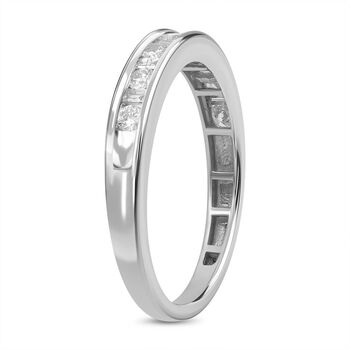 LUXORO SGL zertifizierter I1 G-H Diamant-Ring in 585 Wei&szlig;gold - 0,46 ct.