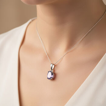Rose de France Amethyst Anh&auml;nger - 1,13 ct.