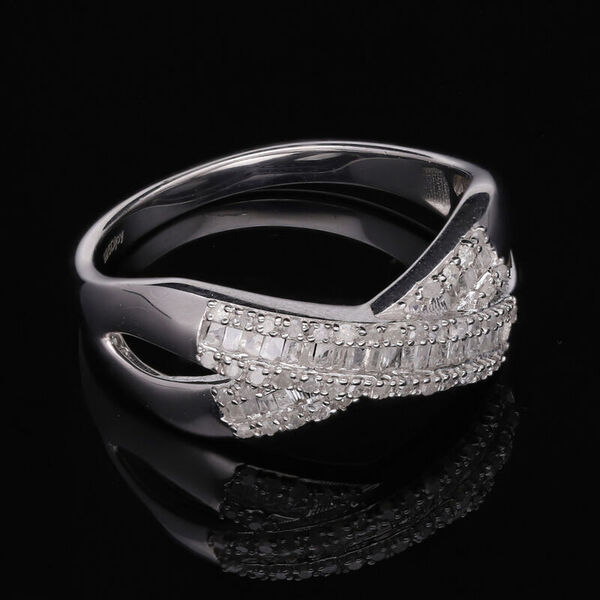 Wei&szlig;er Diamant-Ring - 0,33 ct. image number 2
