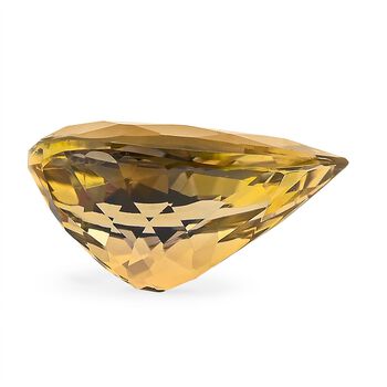 AAAA nat&uuml;rlicher goldener Tansanit ungefasster Edelstein, Tropfen- und Facettenschliff - 1,20 ct.