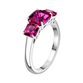 LUXURIANT DIAMOND- zertifiziert und gepr&uuml;ft AAA Labor Bixbit Ring in 417 Wei&szlig;gold - 4 ct.