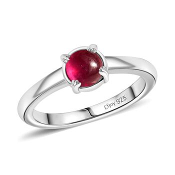 D'Joy Afrikanisches Rubin Schmuckset, 925 Silber rhodiniert - 2,54 ct.